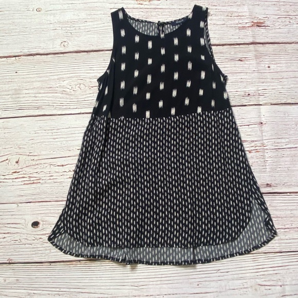 Madewell Sunbase Black Ikat Print Top Sz XS - Picture 4 of 16